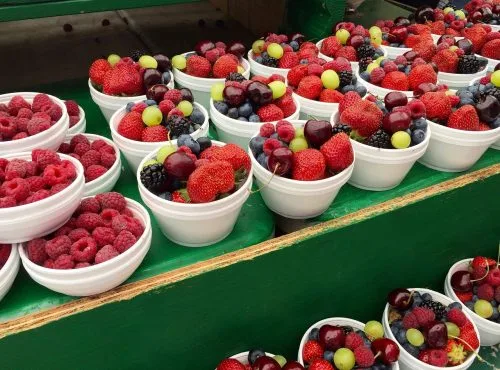 Plant-Based Diet, fruits, berries, market