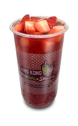 Tropical Fruit Tea, Rose Tea, strawberry, Orange, Mango, King Kong Milktea Menu