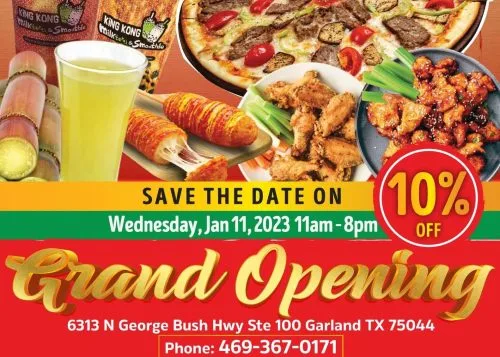 Grand Opening King Kong Milk Tea DALLAS TX