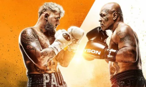 Mike Tyson and Jake Paul's