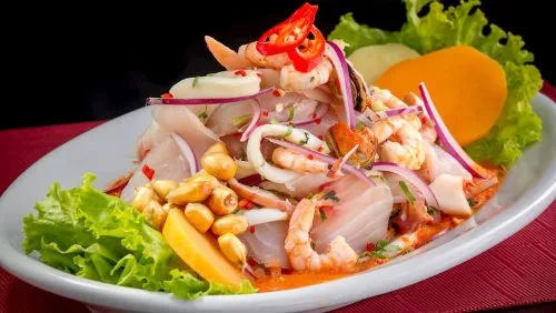 Peruvian Mixed Ceviche