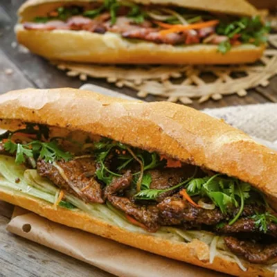 Vietnamese Grilled Beef Sandwich