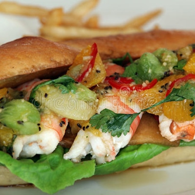 Vietnamese Grilled Seafood Sandwich