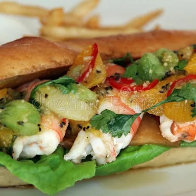 Vietnamese Grilled Seafood Sandwich