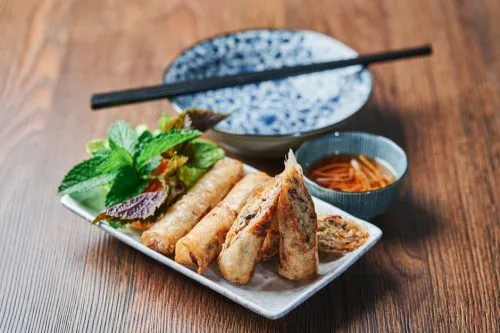 Vietnamese spring rolls in the top 100 best appetizers in the world