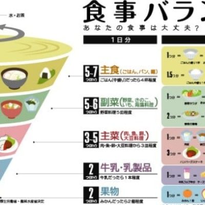 Japanese Food Pyramid - Food Guide For Japan