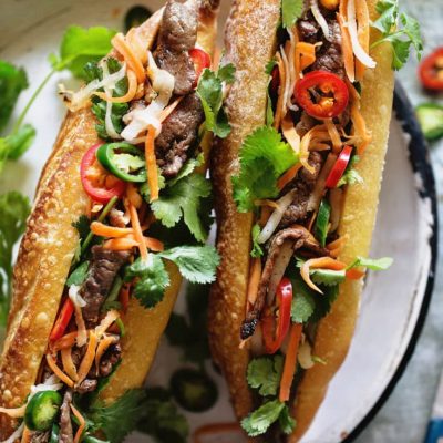 Vietnamese Grilled Beef Sandwich recipe